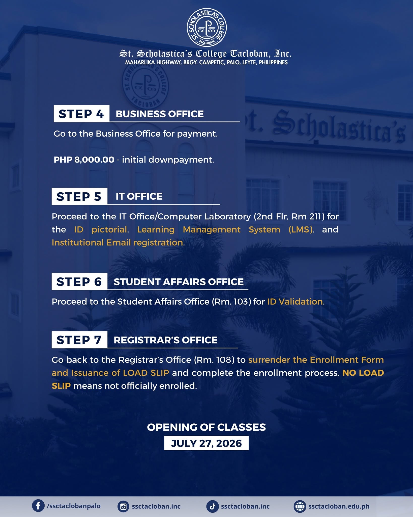 Admission Procedure