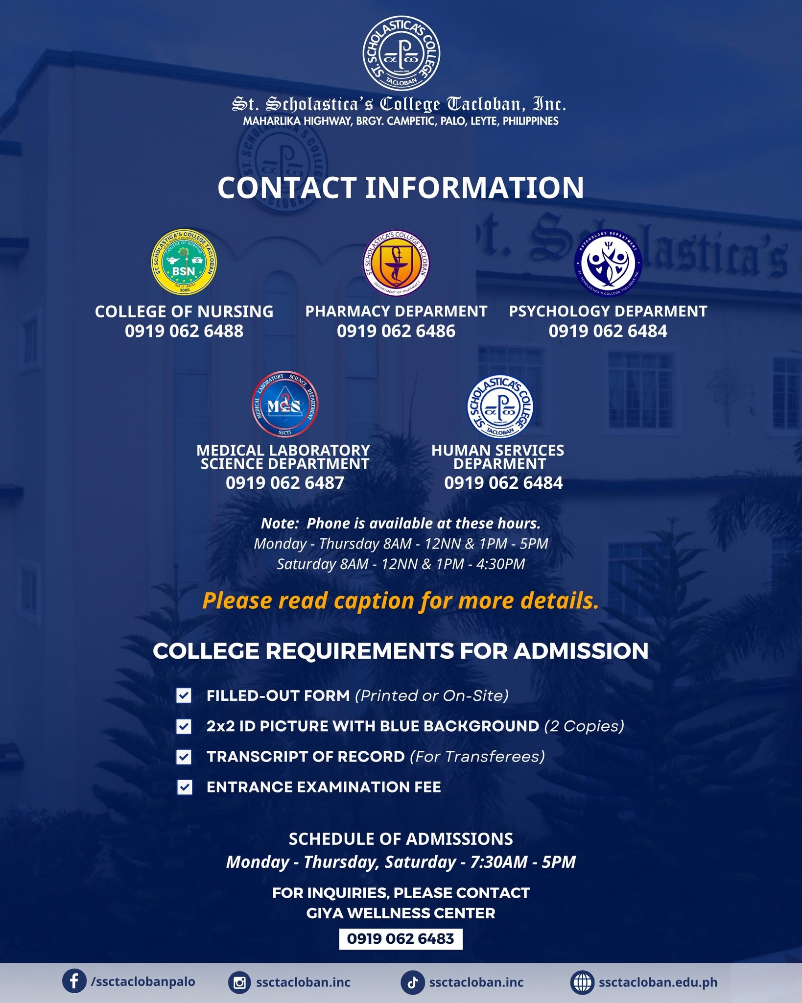 Admission Procedure