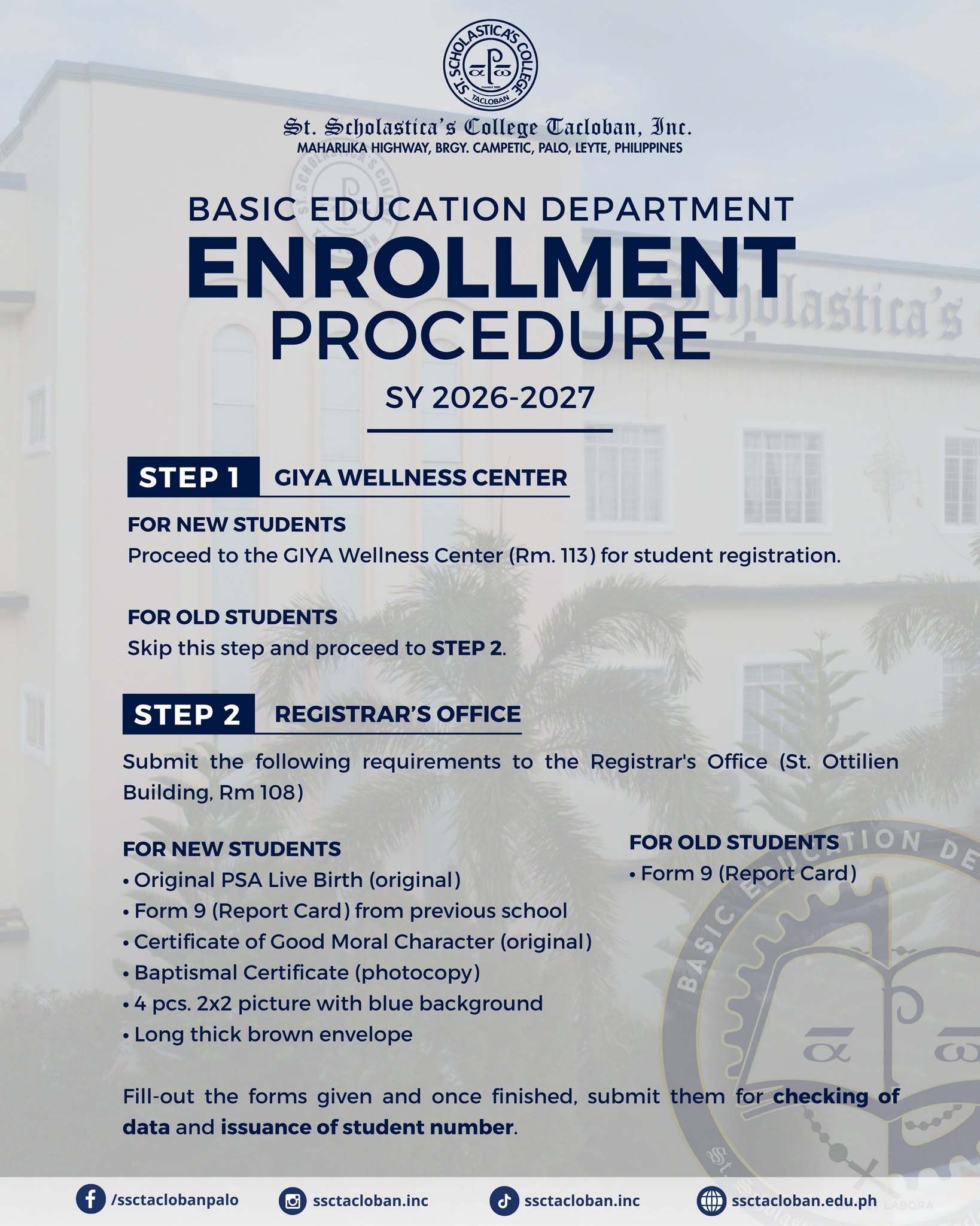 Admission Procedure